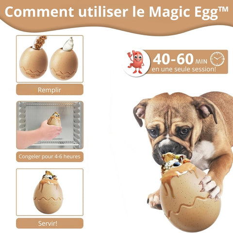 MAGIC EGG™ | Jouet hyper solide pour chien